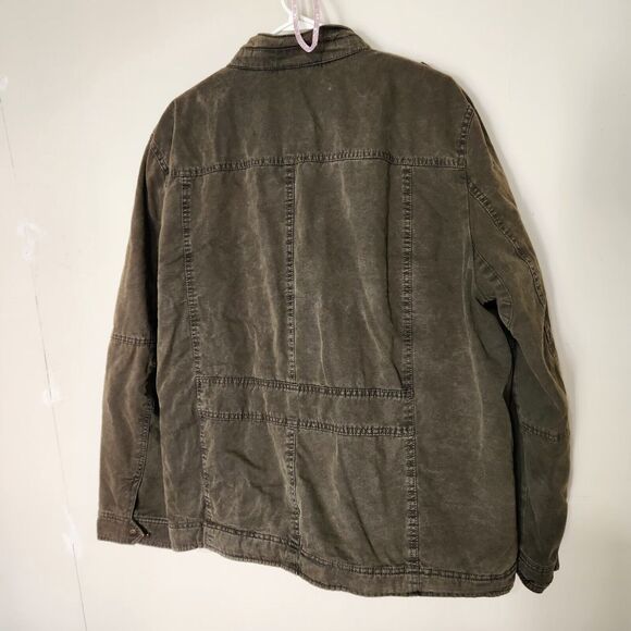 Levis jacket For Mens Size XL With Sherpa Olive Color Full Zip A2 - Picture 2 of 15